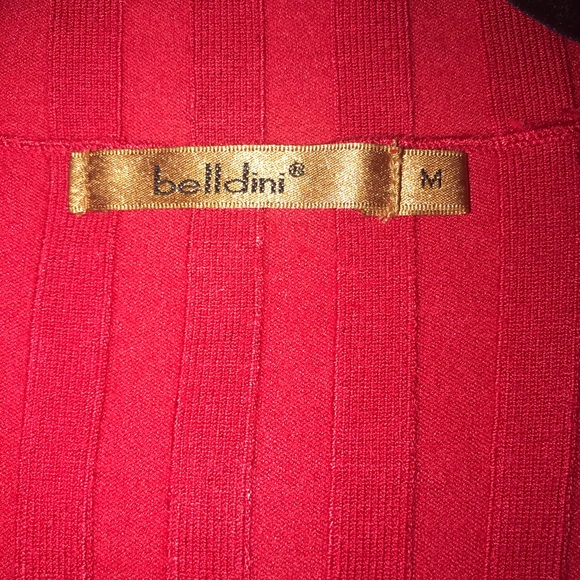 Belldini - Rhinestone Cardigan Ribbed Sweater. Me… - Picture 3 of 7